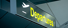 Departure gate